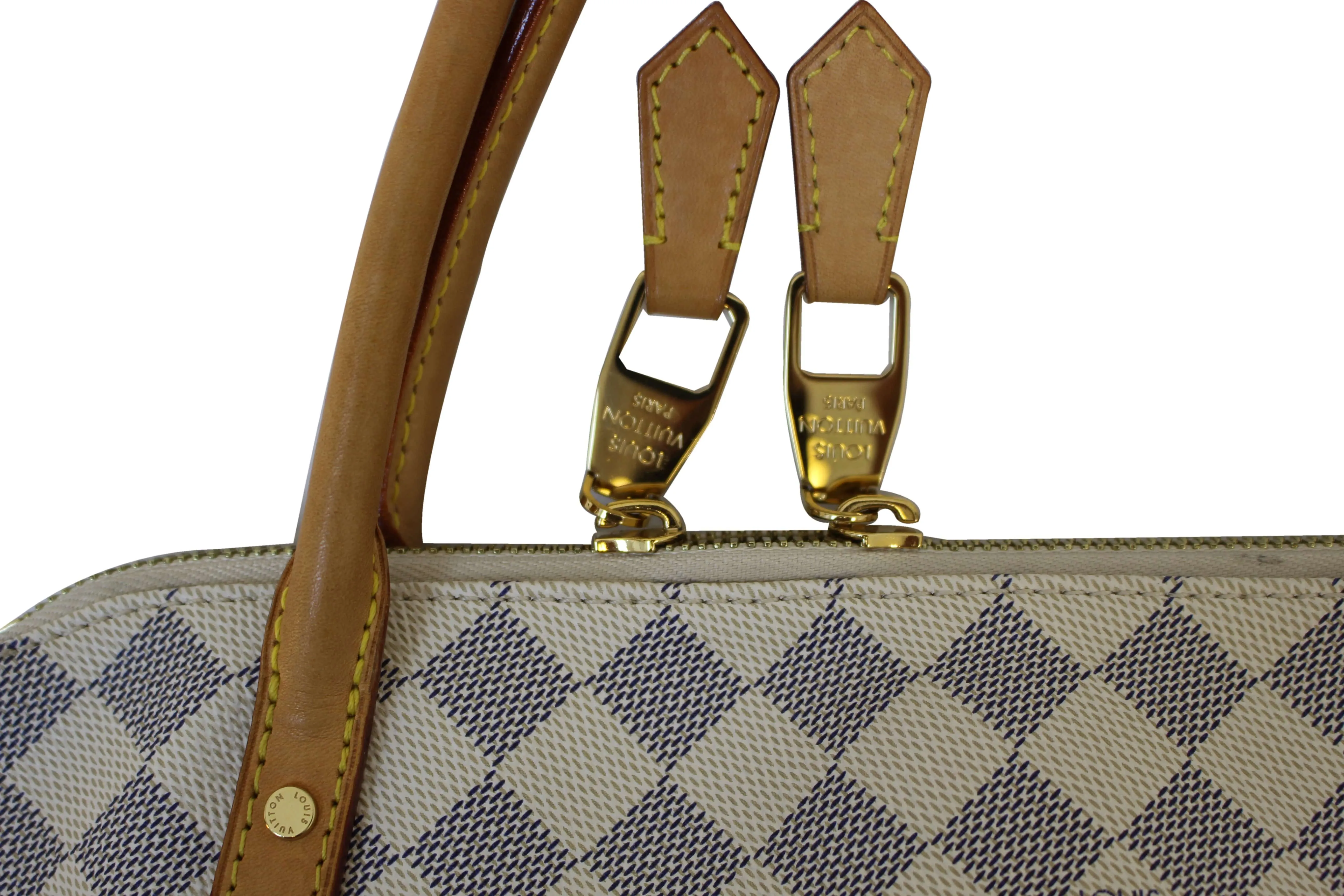 LOUIS VUITTON Damier Azur Figheri PM Shoulder Bag