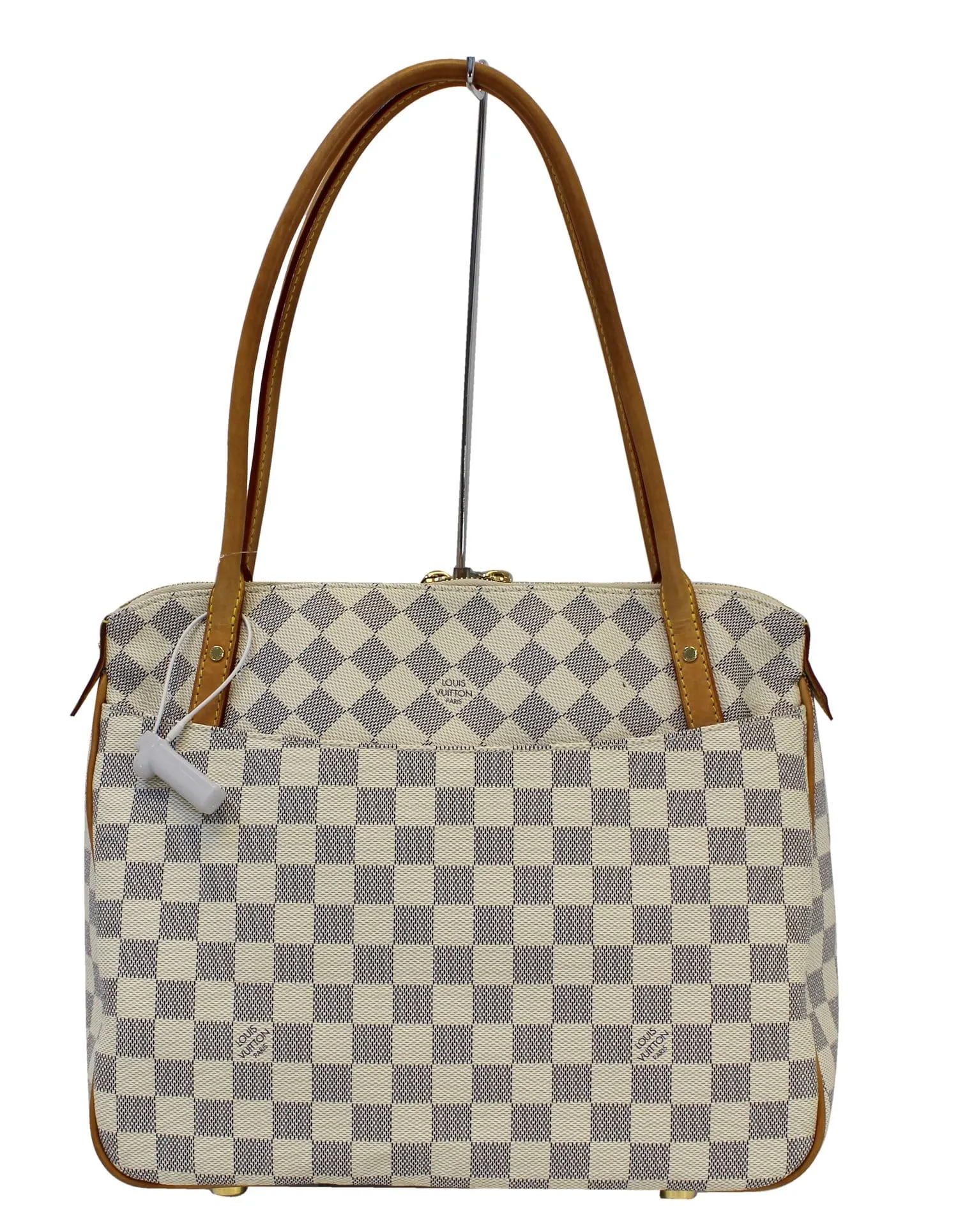 LOUIS VUITTON Damier Azur Figheri PM Shoulder Bag