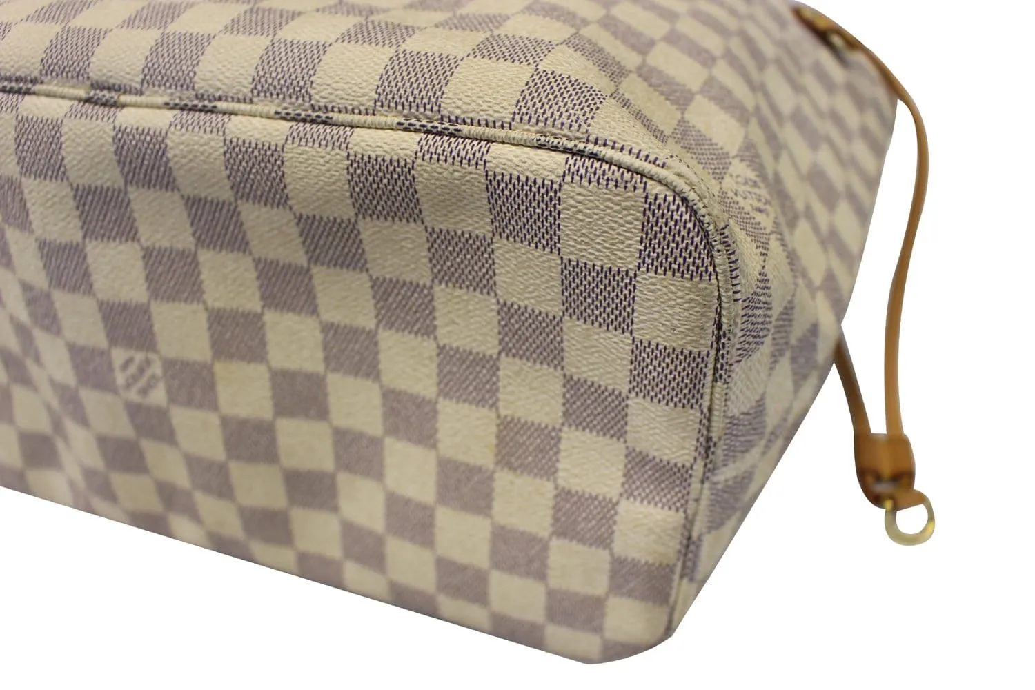 LOUIS VUITTON Damier Azur Neverfull MM Tote Bag