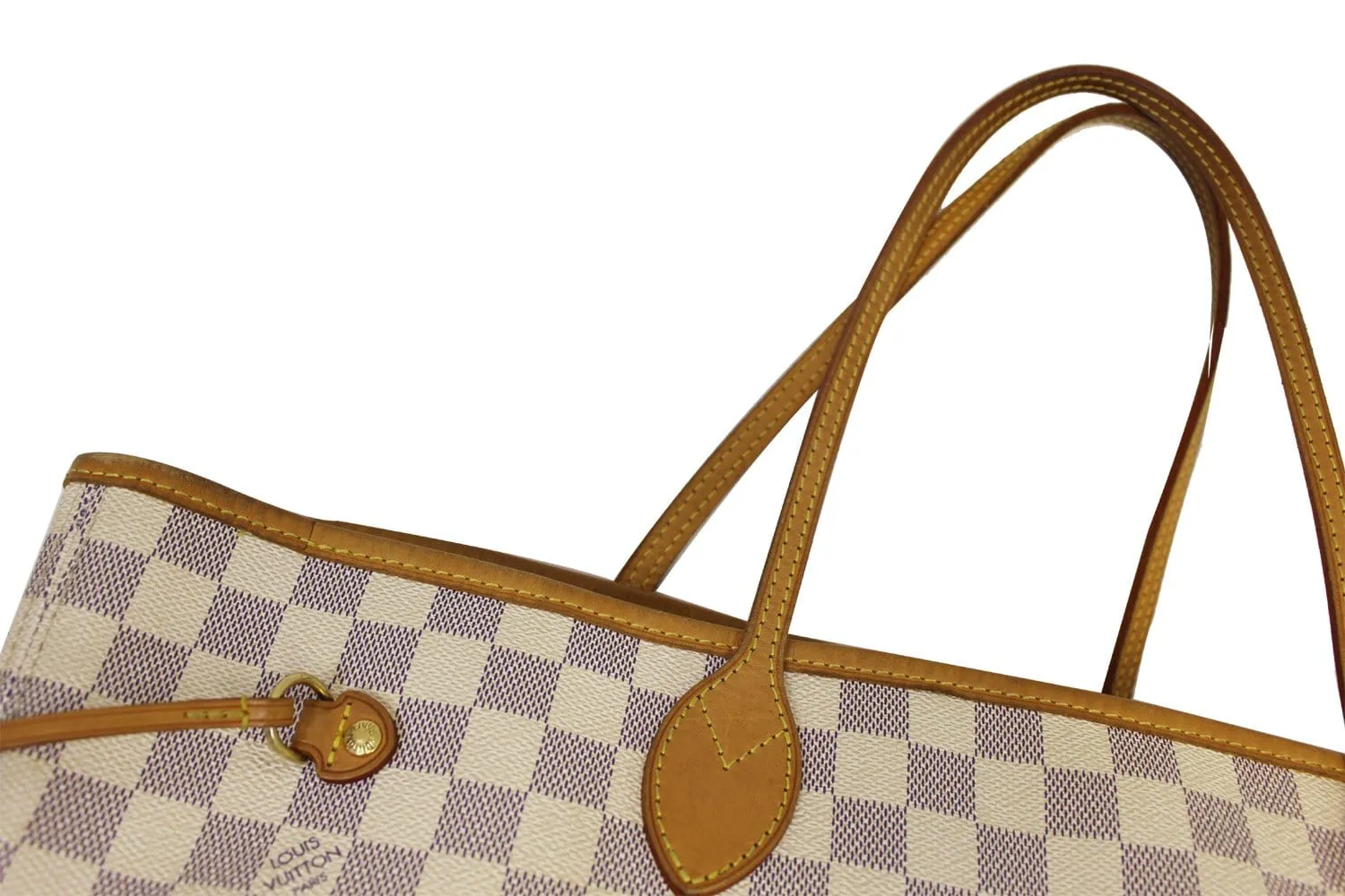 LOUIS VUITTON Damier Azur Neverfull MM Tote Bag