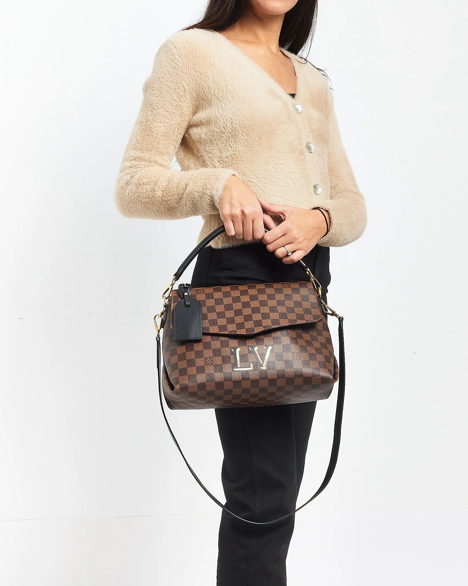 Louis Vuitton Damier Ebene Canvas Beaubourg MM Bag