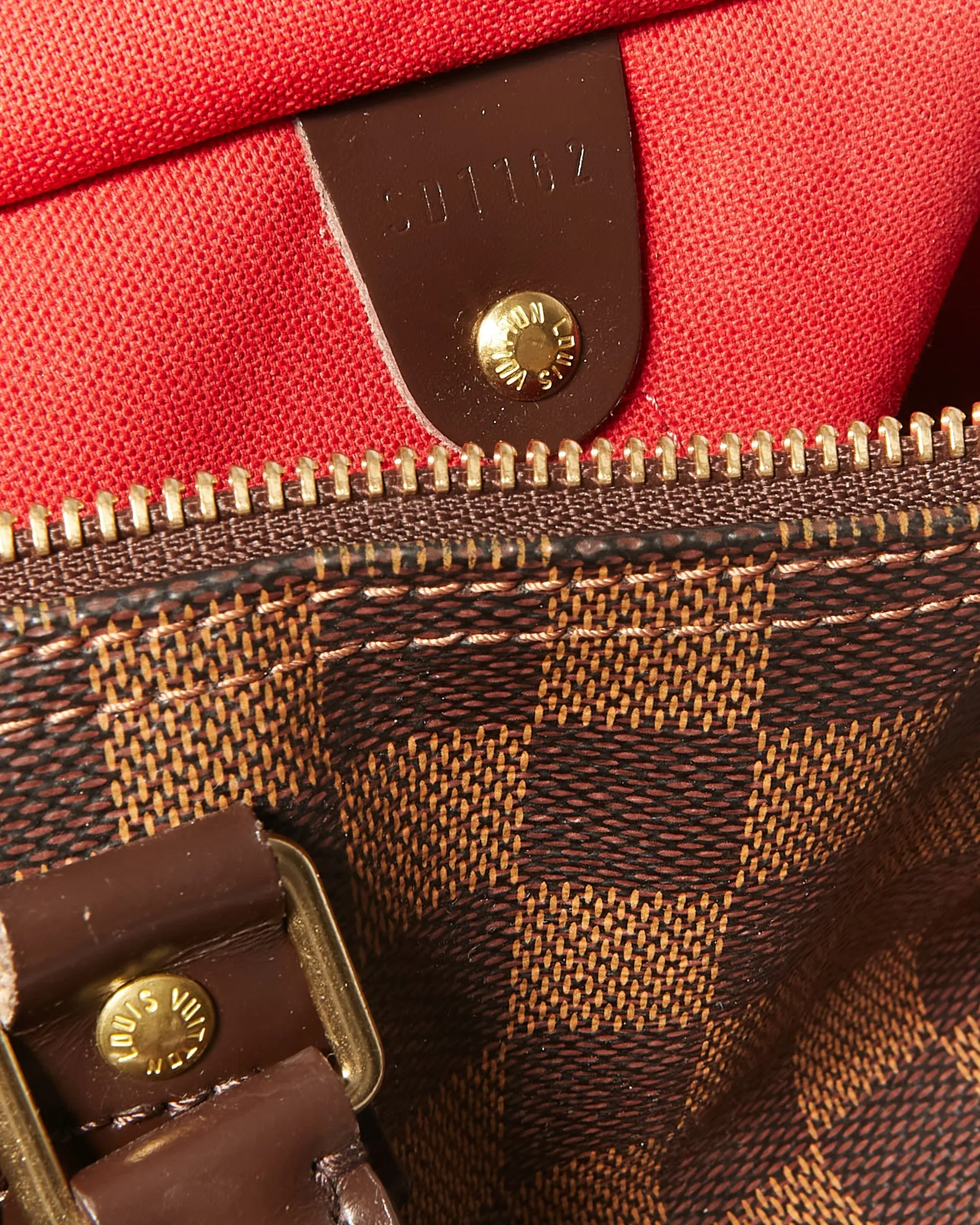 Louis Vuitton Damier Ebene Canvas Speedy 30 Bag