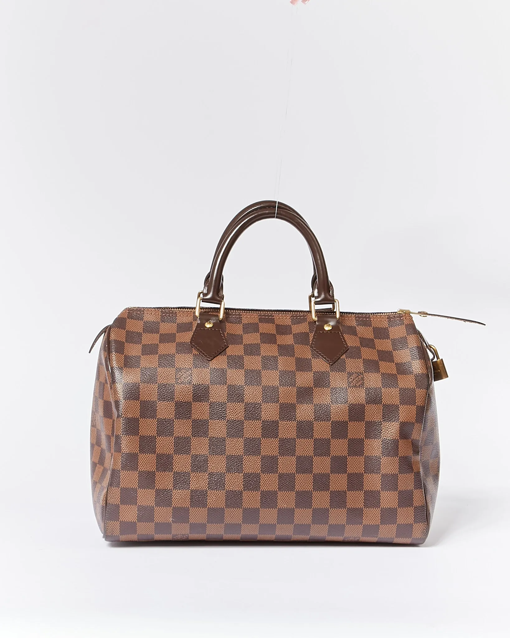 Louis Vuitton Damier Ebene Canvas Speedy 30 Bag