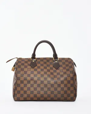 Louis Vuitton Damier Ebene Canvas Speedy 30