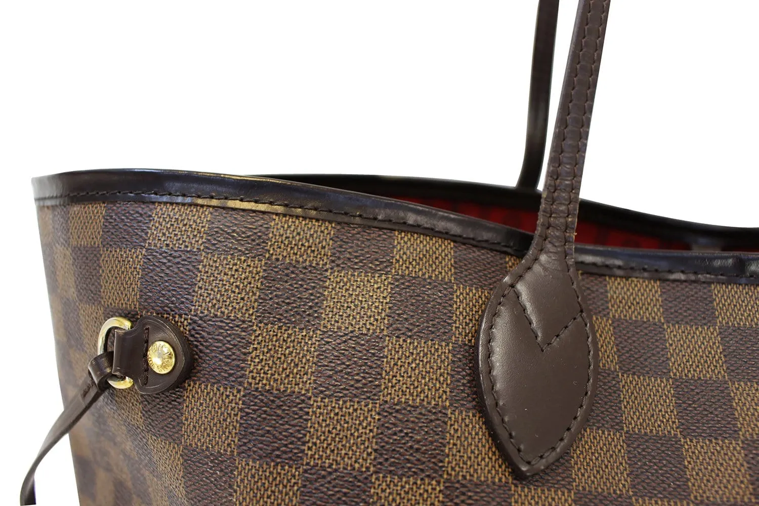 LOUIS VUITTON Damier Ebene Neverfull GM Tote Bag