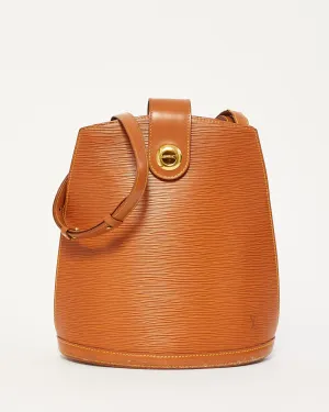 Louis Vuitton Epi Tan Leather Cluny Shoulder Bag
