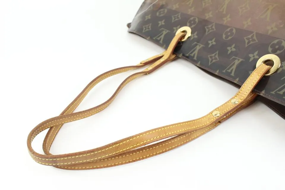Louis Vuitton Limited Translucent Monogram Ambre Cabas Cruise GM Tote Bag 67lk325s