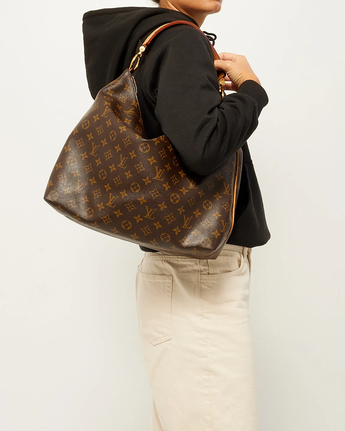 Louis Vuitton Monogram Canvas Sully MM Bag
