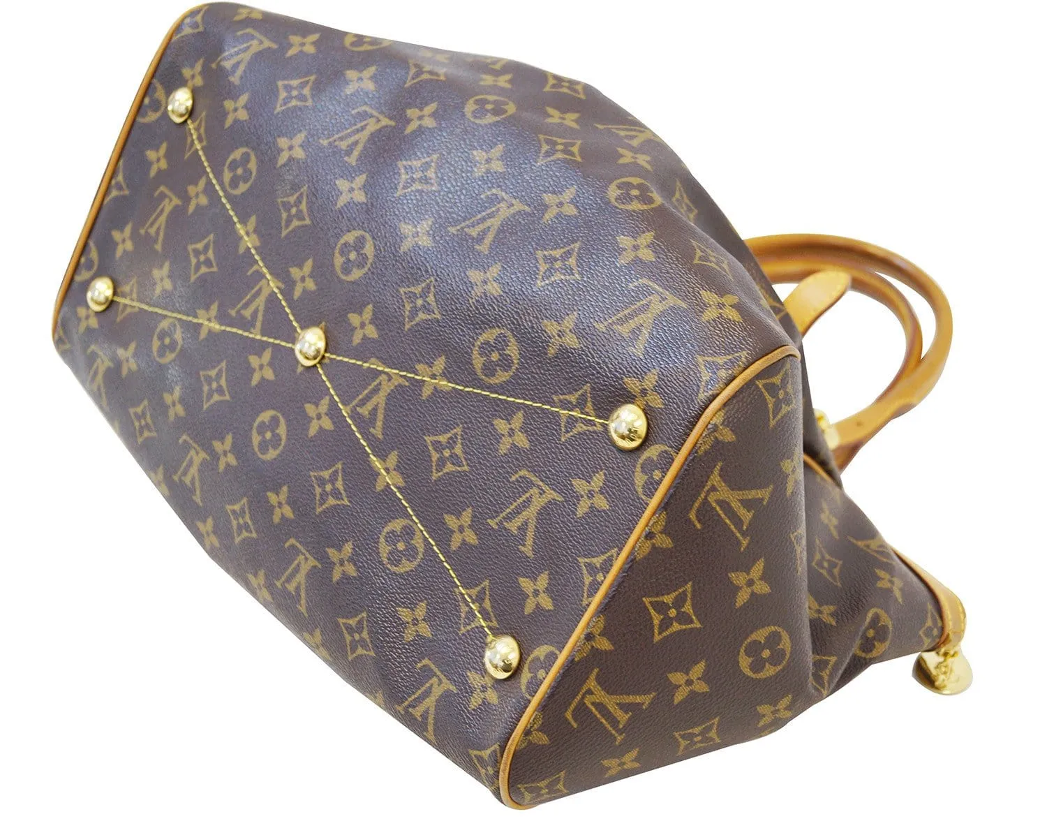 LOUIS VUITTON Monogram Tivoli GM Brown Tote Bag