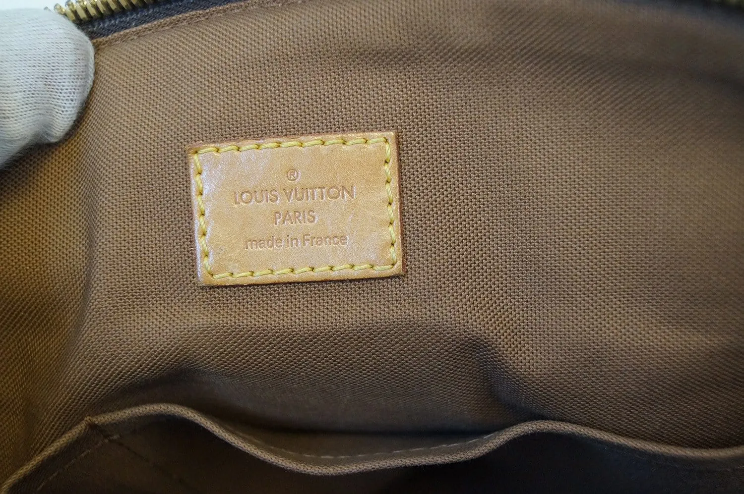 LOUIS VUITTON Monogram Tivoli GM Brown Tote Bag