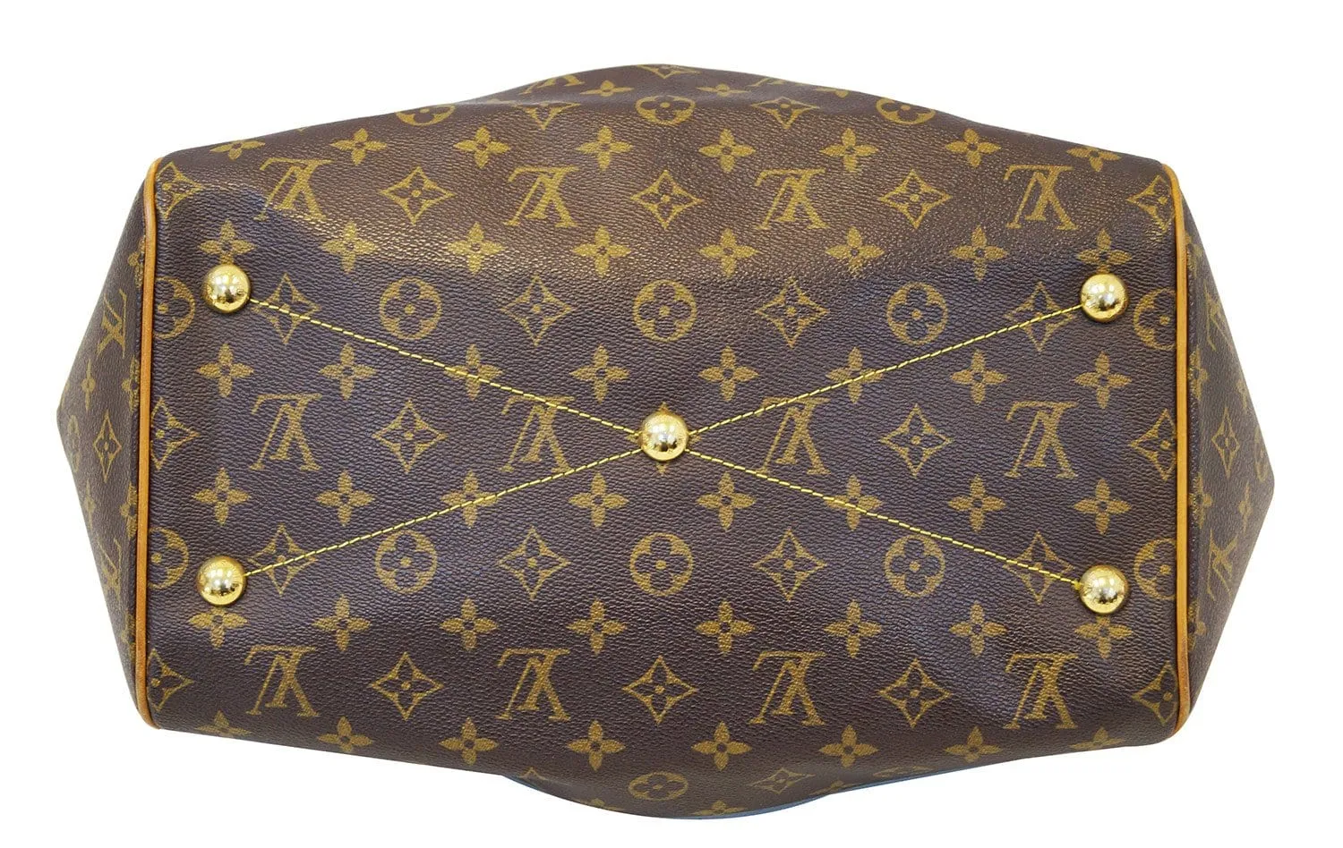 LOUIS VUITTON Monogram Tivoli GM Brown Tote Bag