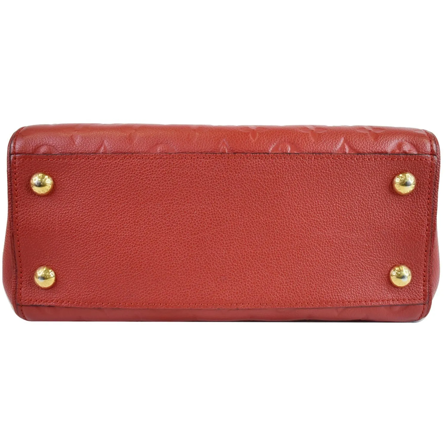 LOUIS VUITTON Trocadero Monogram Empreinte Leather Shoulder Bag Red