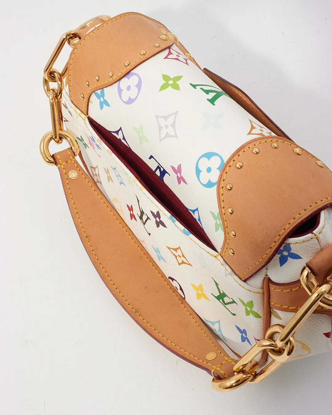 Louis Vuitton White/Multi Monogram Marilyn Shoulder Bag