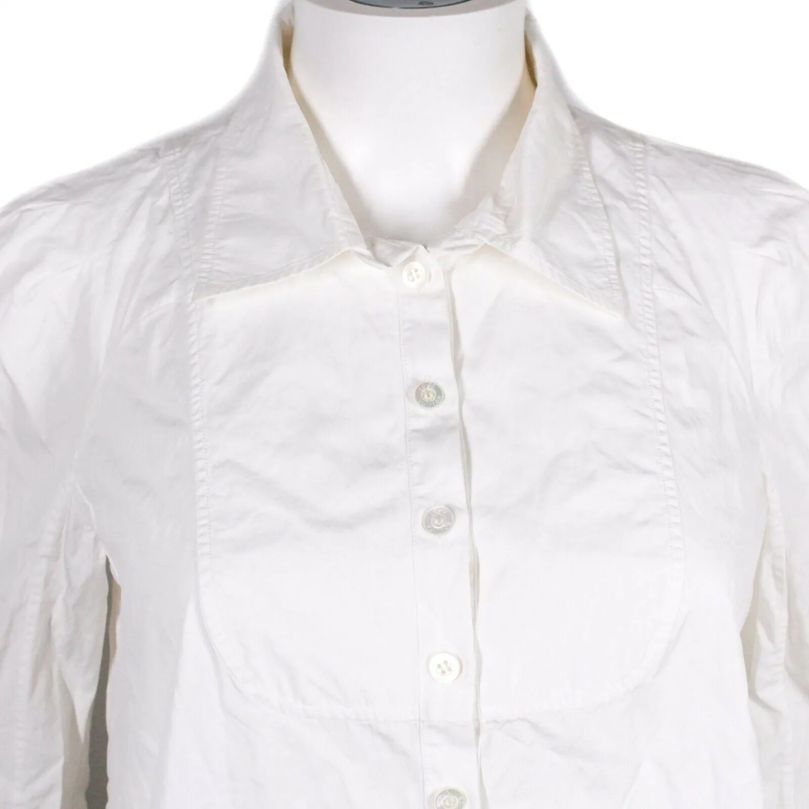 Louis Vuitton Women's Button Down Top White 36 - US 4