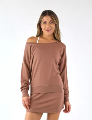 Lounge Off Shoulder: Mocha