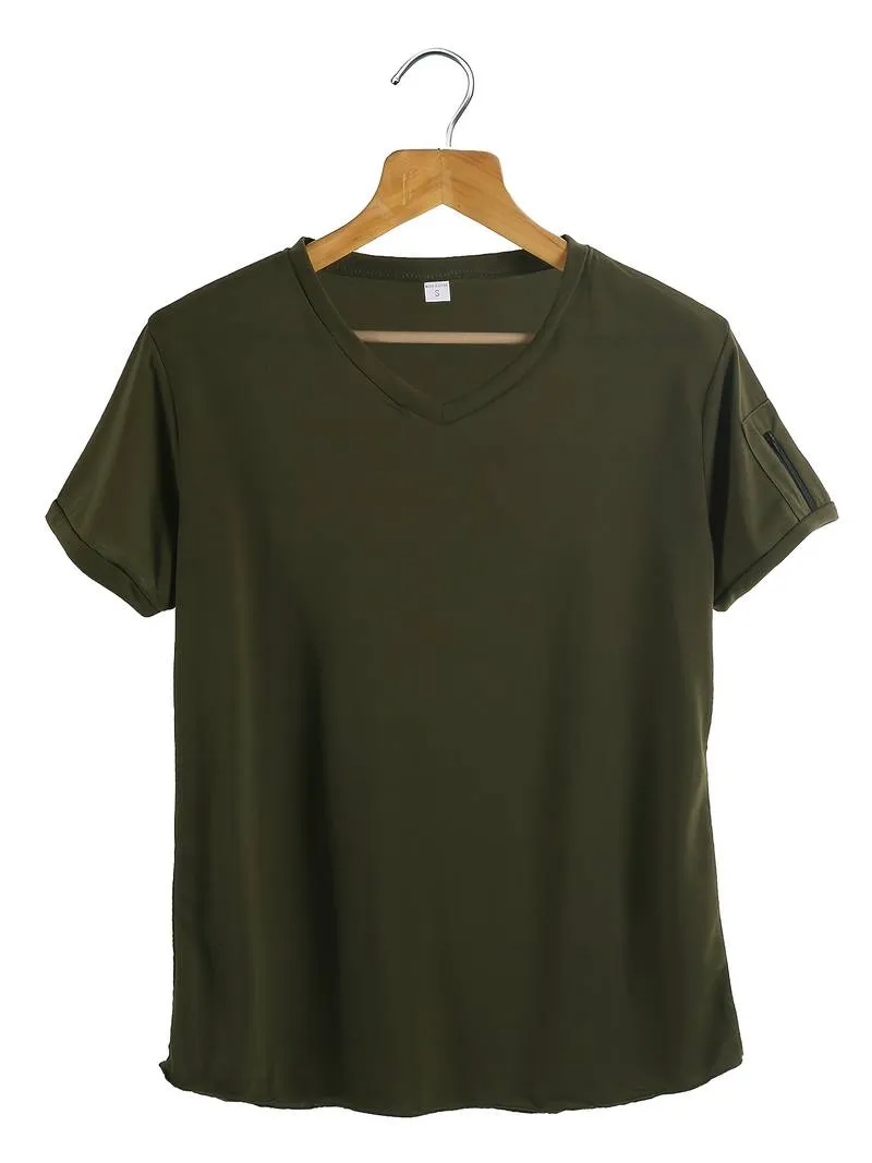 Luca – Relaxed Fit Men’s Casual V-Neck Shirt