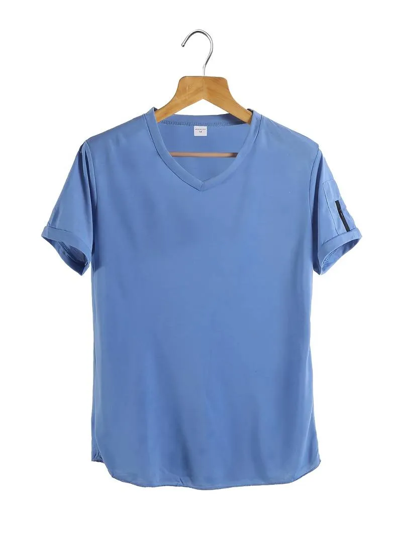 Luca – Relaxed Fit Men’s Casual V-Neck Shirt