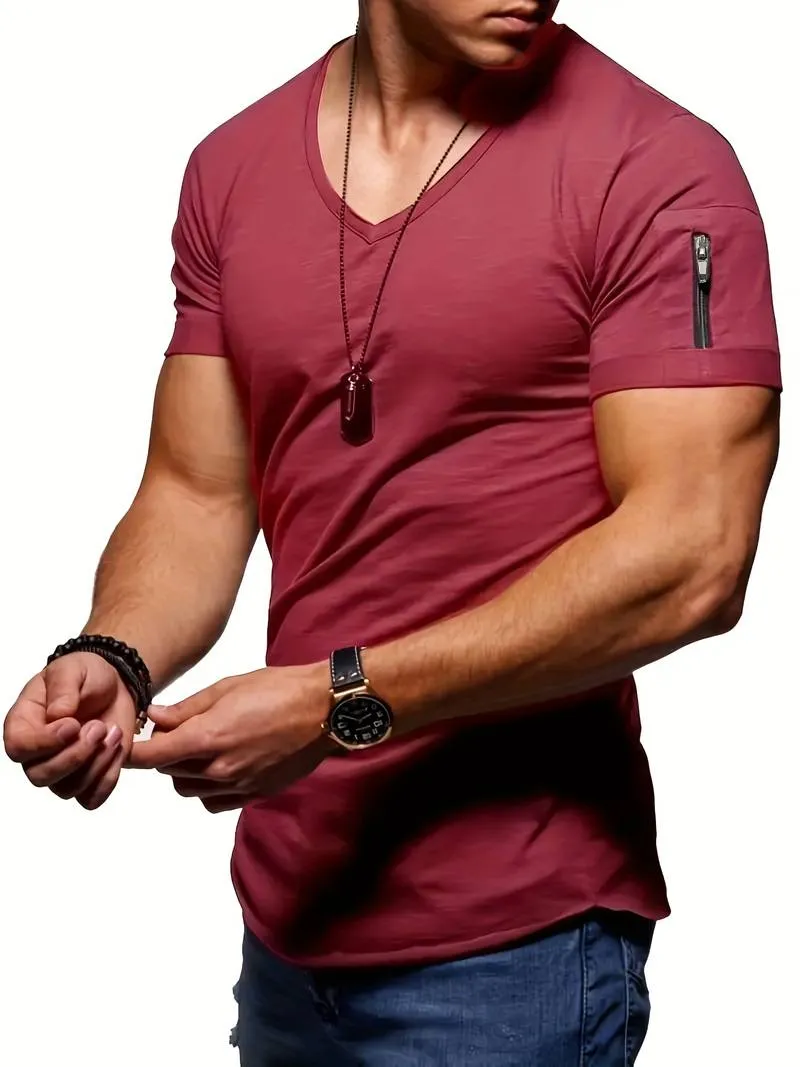 Luca – Relaxed Fit Men’s Casual V-Neck Shirt