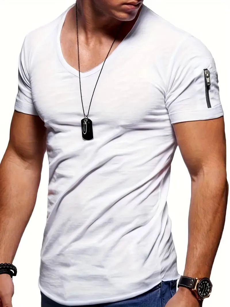 Luca – Relaxed Fit Men’s Casual V-Neck Shirt