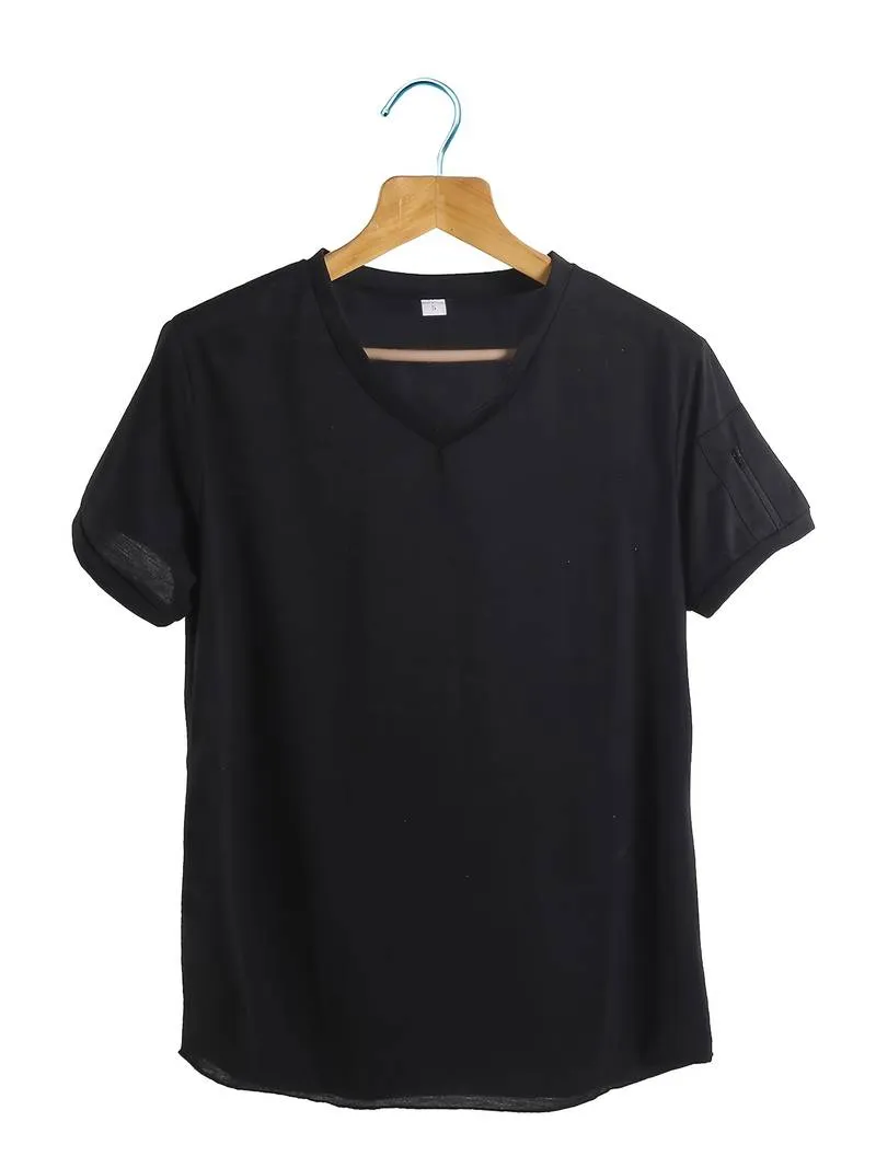 Luca – Relaxed Fit Men’s Casual V-Neck Shirt