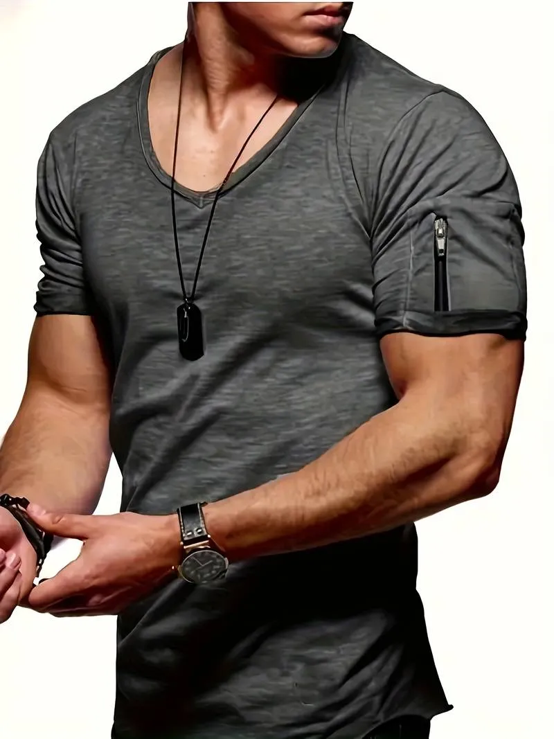 Luca – Relaxed Fit Men’s Casual V-Neck Shirt