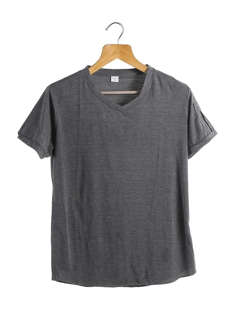 Luca – Relaxed Fit Men’s Casual V-Neck Shirt