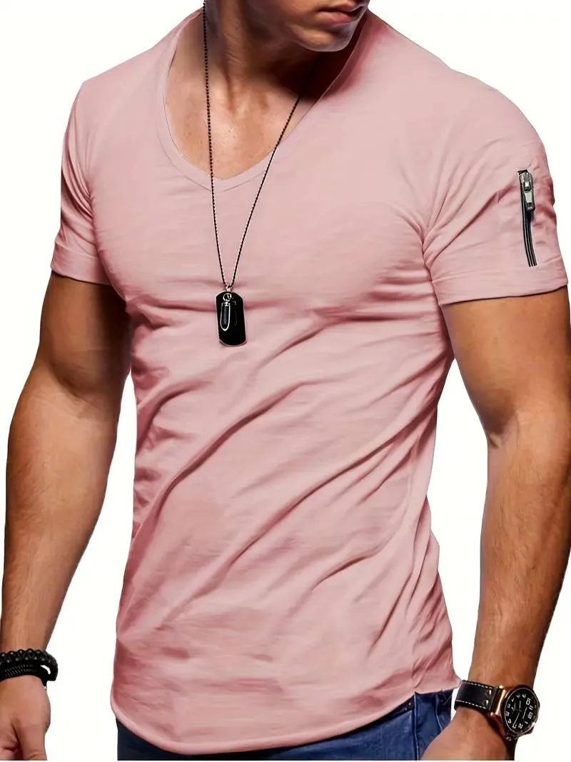 Luca – Relaxed Fit Men’s Casual V-Neck Shirt