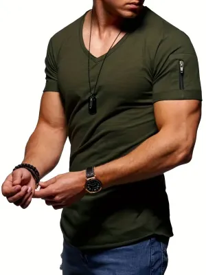 Luca – Relaxed Fit Men’s Casual V-Neck Shirt