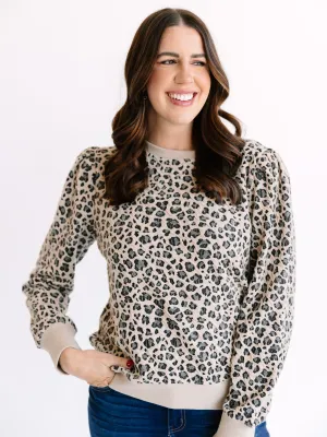 Lucky Leopard Long Sleeve Top