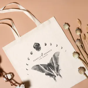 LUNA MOTH CANVAS TOTE