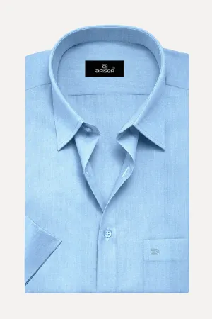 Luxor - Carolina Blue Formal Shirts for Men | Ariser