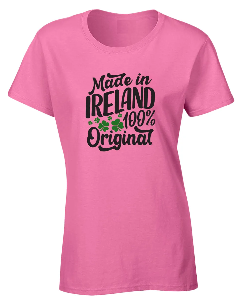 Made in Ireland 100% original t-shirt women st patrick's day t-shirt