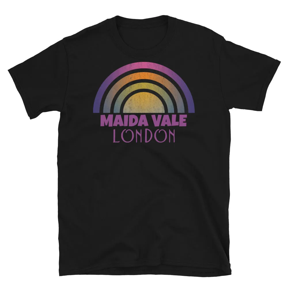 Maida Vale London Retrowave Graphic T-Shirt