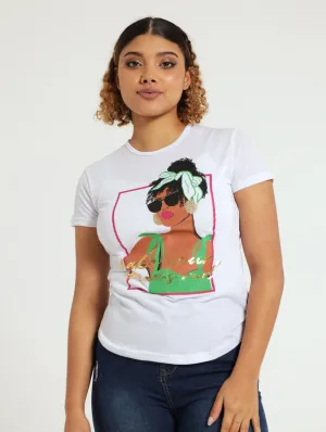 Make Your Dreams Real Screen Tee - White