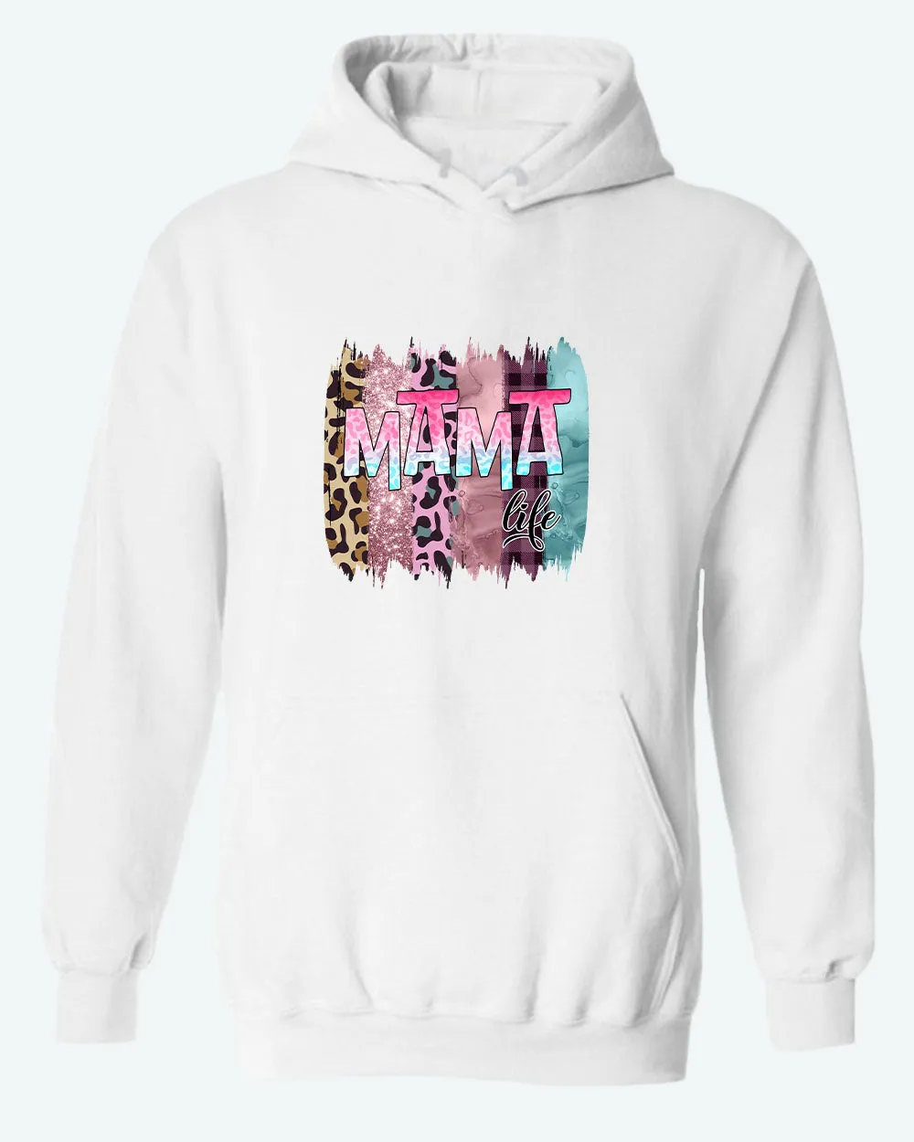 Mama colorful cheetah hoodie