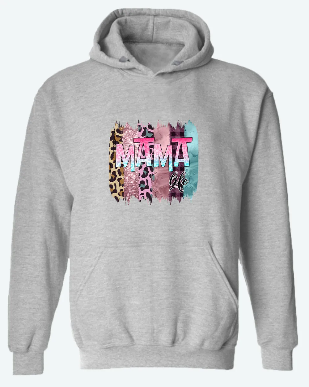 Mama colorful cheetah hoodie