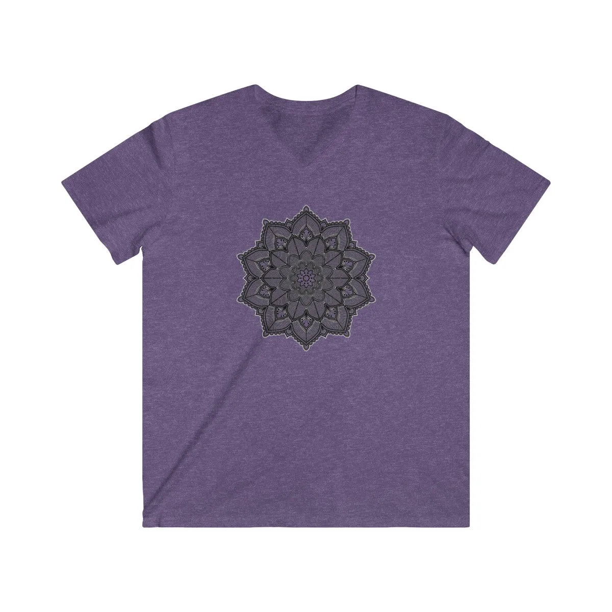 MANDALA 2 <br>men's fitted V-neck <br>short sleeve tee