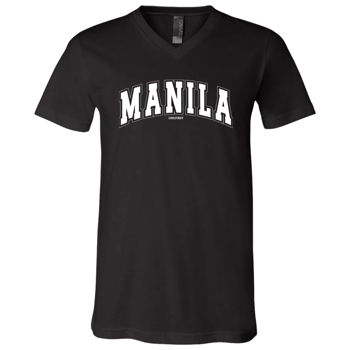 Manila Arch White CP Unisex Jersey V-Neck T-Shirt