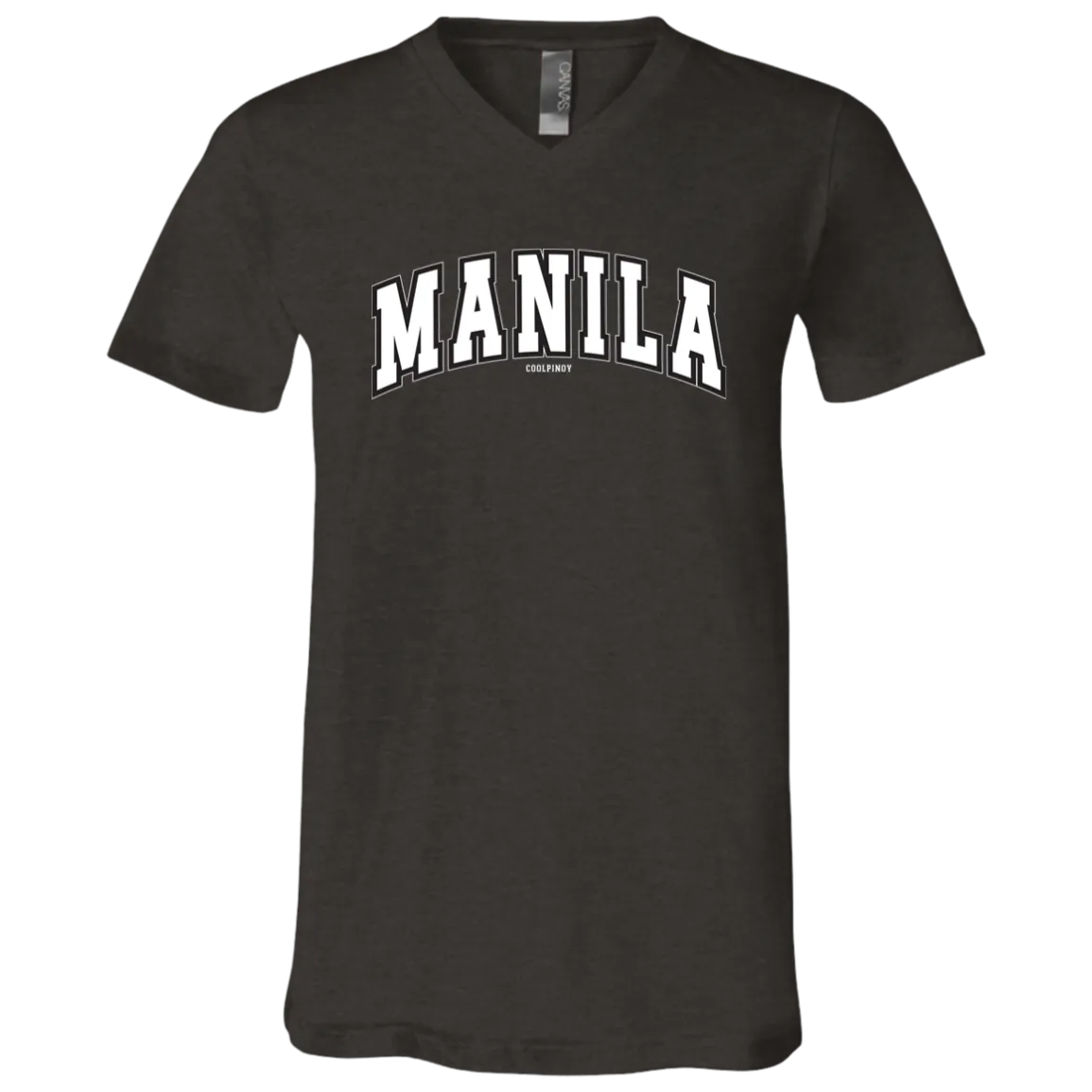 Manila Arch White CP Unisex Jersey V-Neck T-Shirt