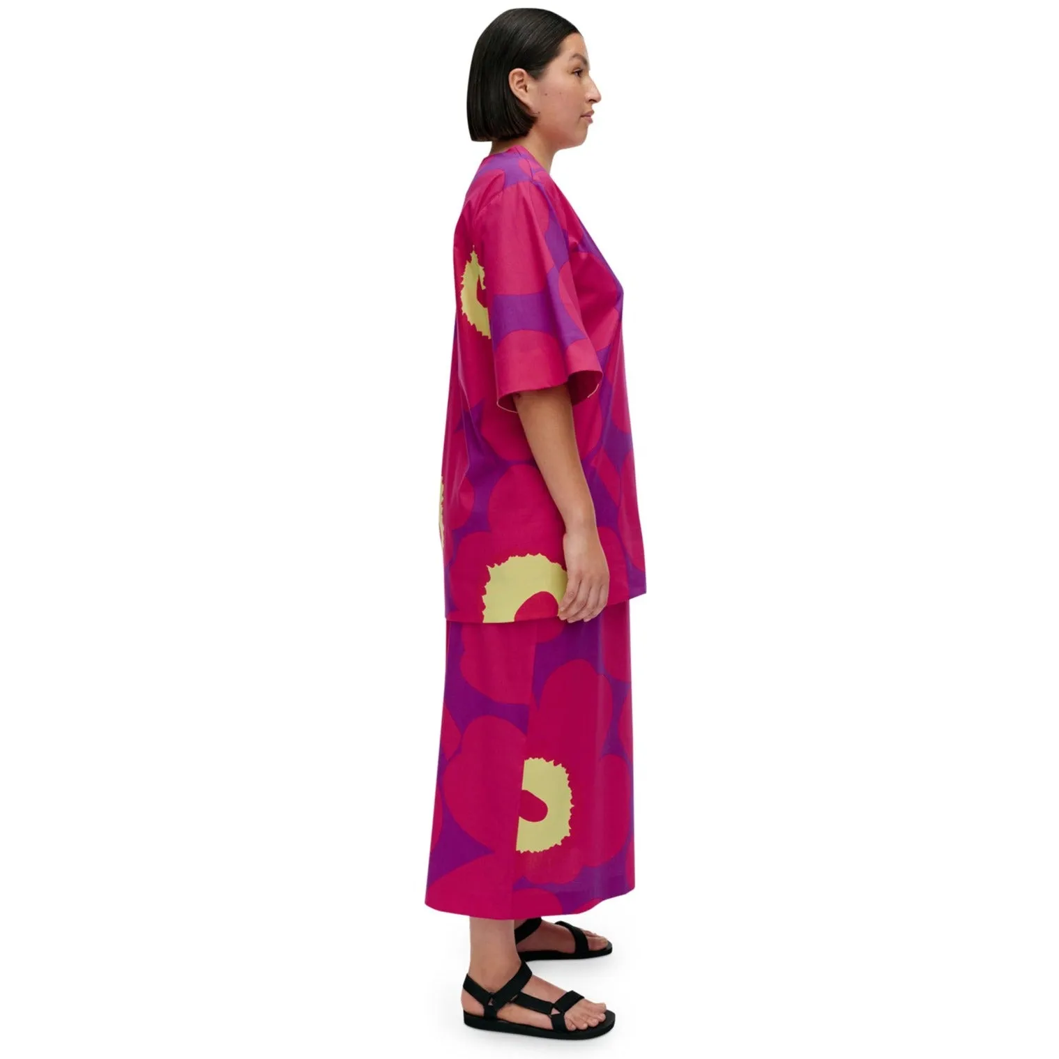 Marimekko Riite Tunic, Pink Floral