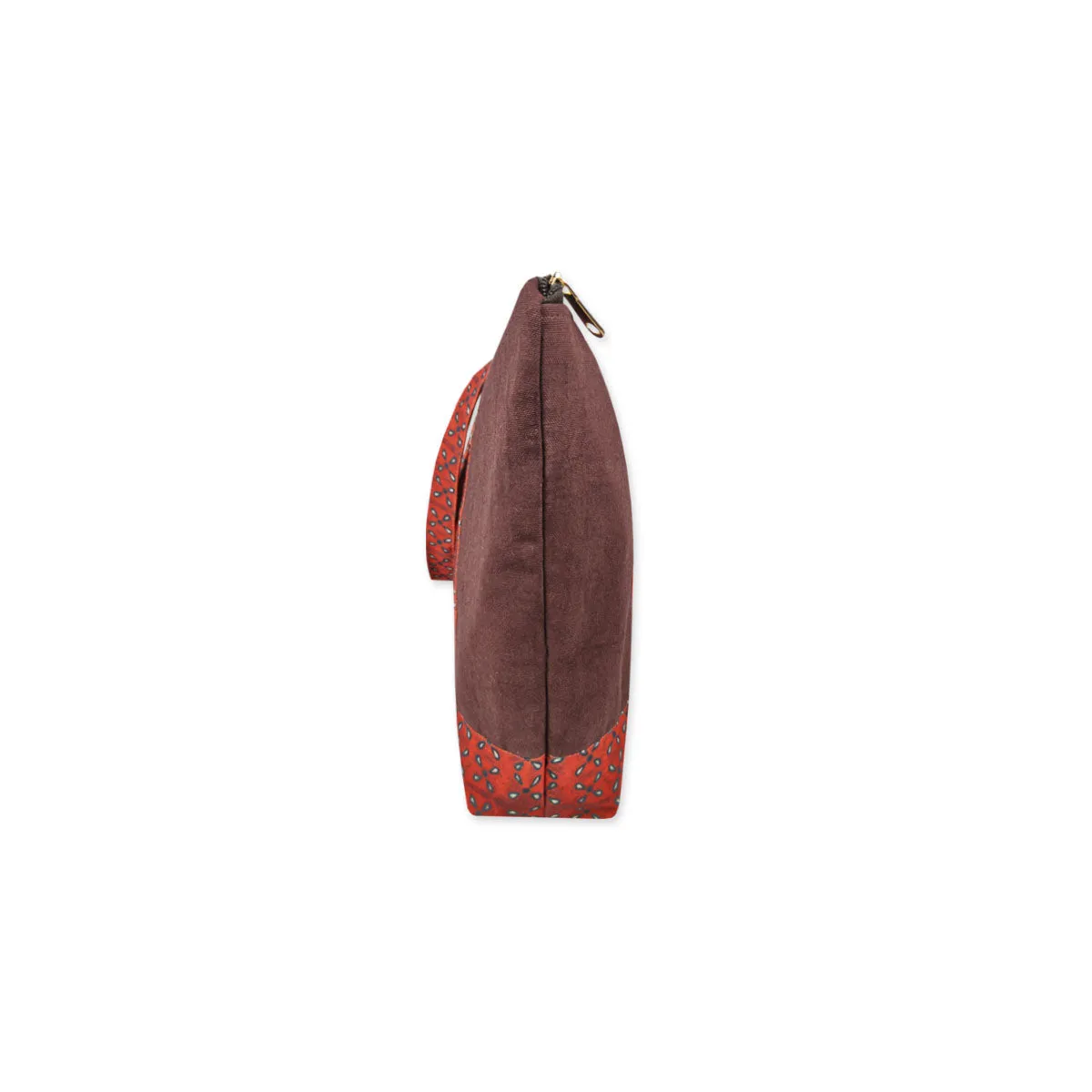 Maroon Petals Large Tote Bag