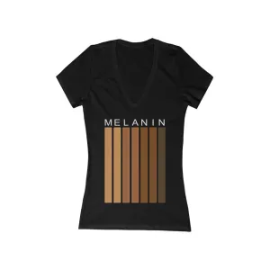 Melanin Women's V-Neck Tee