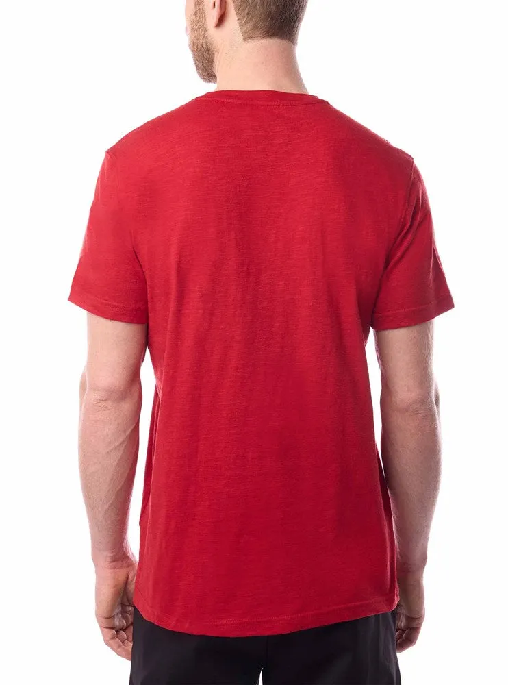 Men's basic v neck short sleeve t-shirt