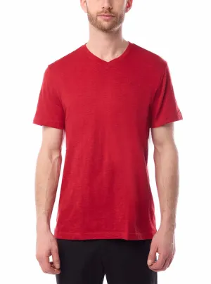 Men's basic v neck short sleeve t-shirt
