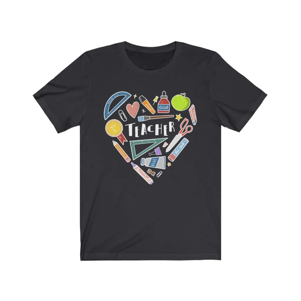 Men's Collage Heart Jersey T-shirt
