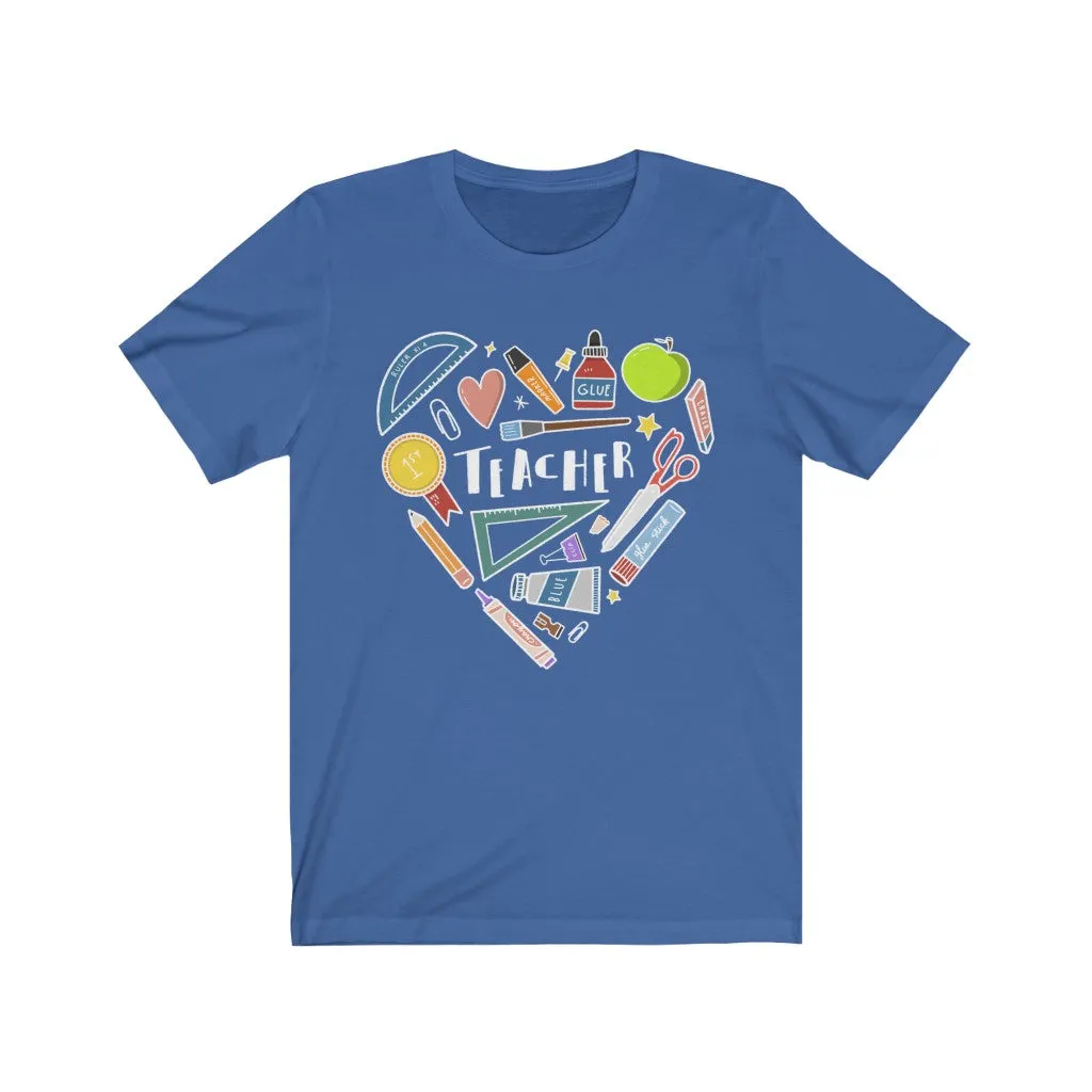 Men's Collage Heart Jersey T-shirt