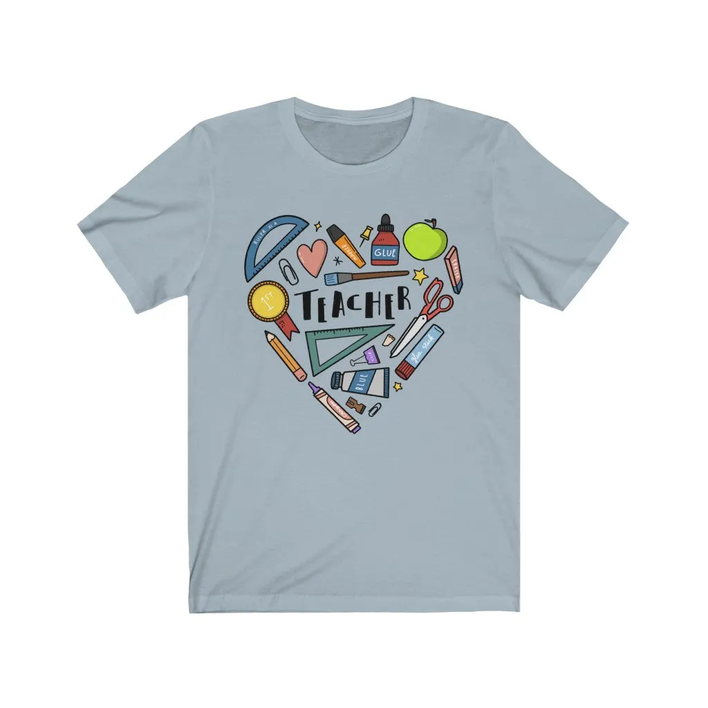 Men's Collage Heart Jersey T-shirt
