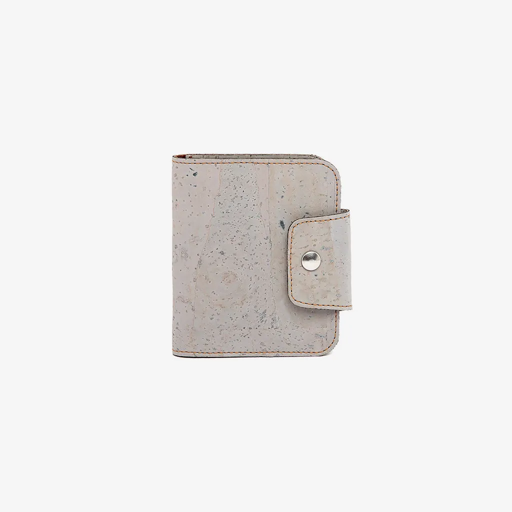 Men's Cork Wallet with Coin Pocket - Grey