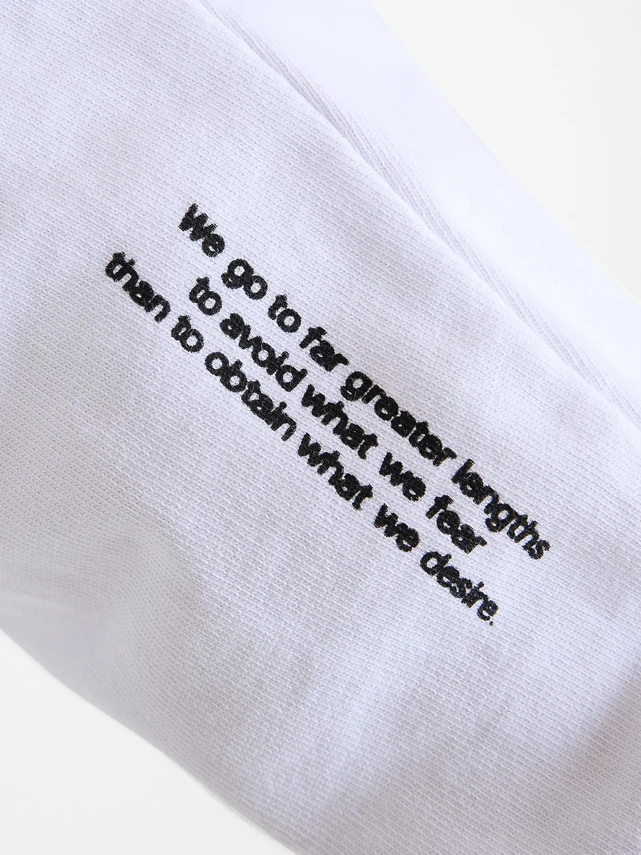 Men's Death Eater Long Sleeve Tee - White