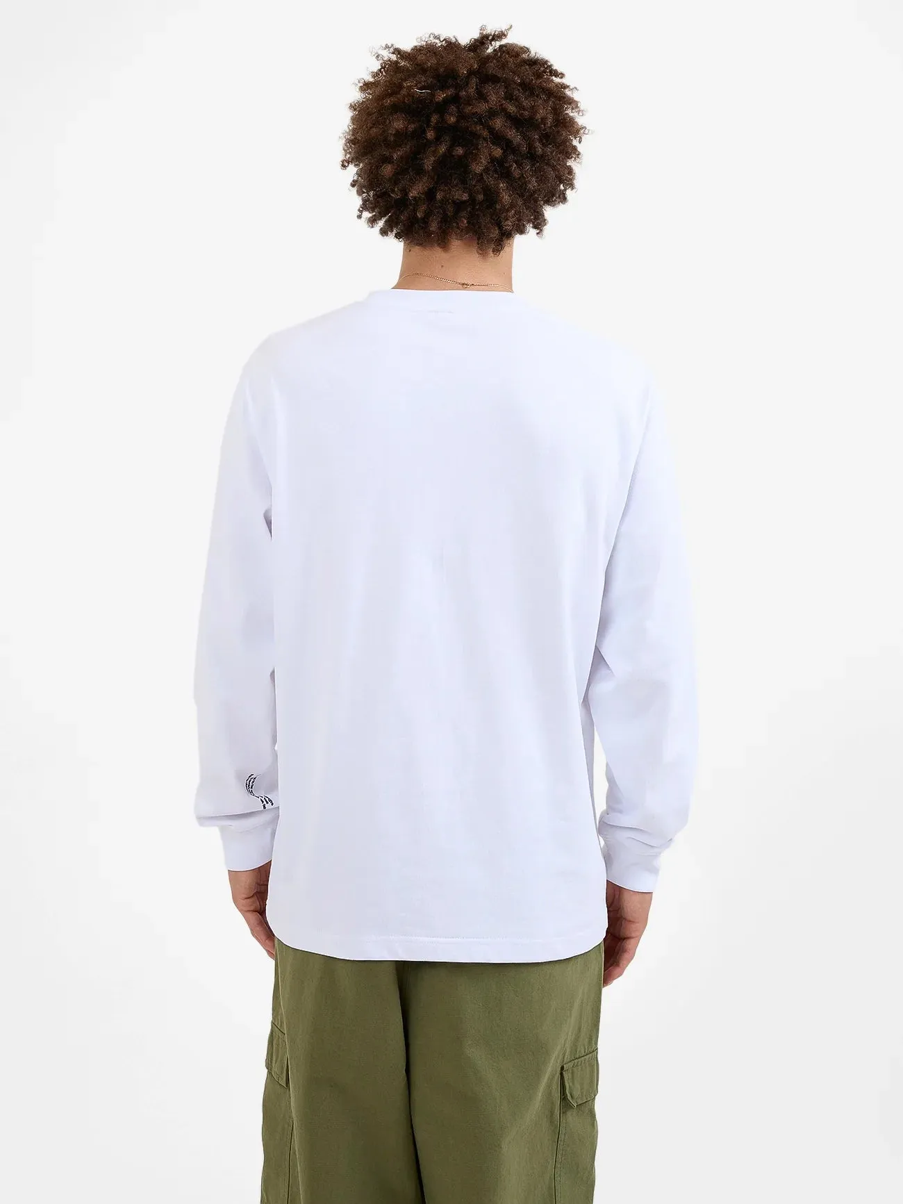 Men's Death Eater Long Sleeve Tee - White